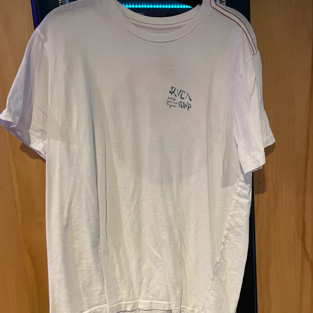 White RVCA mens t-shirt